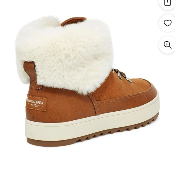 Brand new Tynlee fur lined lace up Koolaburra by Ugg boots size 10 - Picture 7 of 7